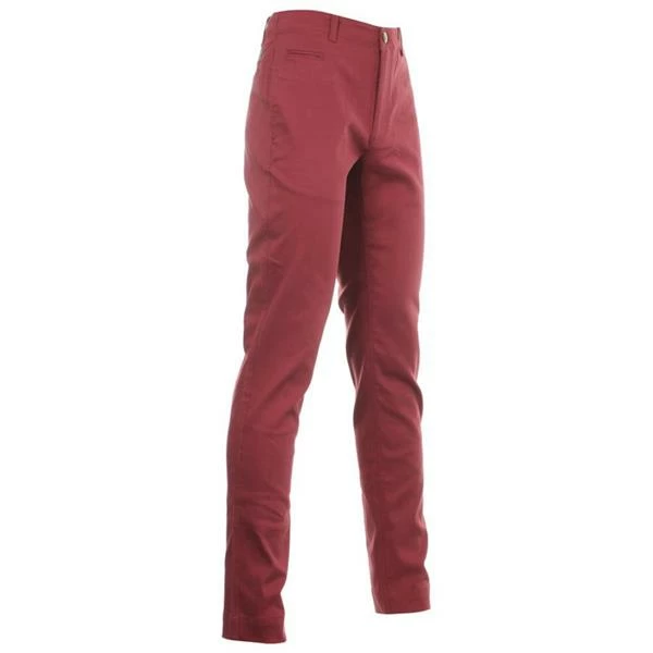 FootJoy Gents Tapered Fit Chino Trousers Maroon 3 FootJoy Gents Tapered Fit Chino Trousers Maroon