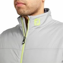FootJoy Gents Lightweight Thermal Vest Grey - Lime -Cheap Footwear Store P 84494FJGENTSLWTHERMALVESTGREYLIME 2 L