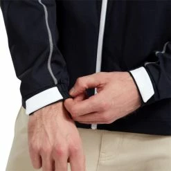 FootJoy Gents Full Zip Windshirt Navy - White -Cheap Footwear Store P 84496FJGENTSFULLZIPWINDSHIRTNAVYWHITE 3 L