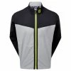 FootJoy Gents HydroLite Waterproof Jacket Black - Grey - Lime -Cheap Footwear Store P 87976FJGENTSHYDROLITEJACKETBLACKGREYLIME L