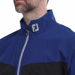FootJoy Gents HydroLite Waterproof Jacket Royal - Black - Silver -Cheap Footwear Store P 87977FJGENTSHYDROLITEJACKETROYALBLACKSILVER 4 L