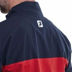 FootJoy Gents HydroLite Waterproof Jacket Navy - Red - White -Cheap Footwear Store P 87978FJGENTSHYDROLITEJACKETNAVYREDWHITE 4 L
