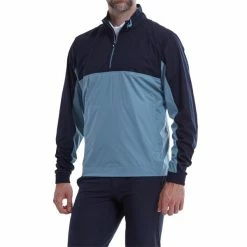 FootJoy Gents HydroKnit Waterproof Half Zip Navy - Denim 8 FootJoy Gents HydroKnit Waterproof Half Zip Navy - Denim -Cheap Footwear Store P 87982FJGENTSHYDROKNITWPHALFZIPNAVYDENIM 2 L