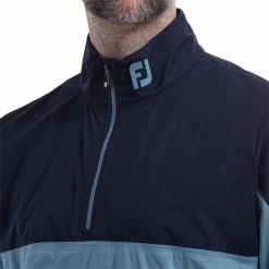 FootJoy Gents HydroKnit Waterproof Half Zip Navy - Denim 9 FootJoy Gents HydroKnit Waterproof Half Zip Navy - Denim -Cheap Footwear Store P 87982FJGENTSHYDROKNITWPHALFZIPNAVYDENIM 3 L