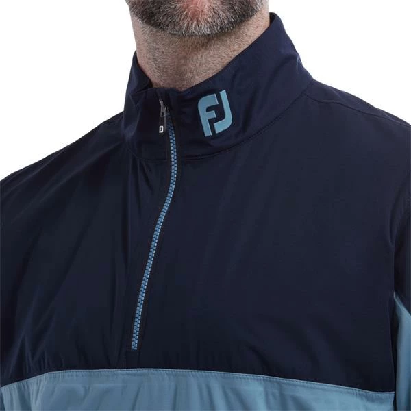 FootJoy Gents HydroKnit Waterproof Half Zip Navy - Denim 6 FootJoy Gents HydroKnit Waterproof Half Zip Navy - Denim - Image 4