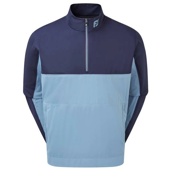 FootJoy Gents HydroKnit Waterproof Half Zip Navy - Denim 3 FootJoy Gents HydroKnit Waterproof Half Zip Navy - Denim