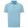 FootJoy Gents Slub Yarn Solid Shirt Blue -Cheap Footwear Store P 88372FJGENTSSLUBYARNSOLIDSHIRTBLUE L