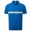 FootJoy Gents Double Chest Band Pique Shirt Royal - Yellow - Grey -Cheap Footwear Store P 88392FJGENTSDOUBLECHESTBANDPSHIRTROYALYELGREY L