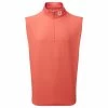 FootJoy Gents Stretch Woven Vest Coral