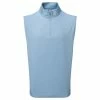 FootJoy Gents Stretch Woven Vest Dusk Blue -Cheap Footwear Store P 88398FJGENTSSTRETCHWOVENVESTDUSKBLUE L