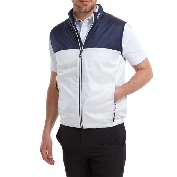 FootJoy Gents Lightweight Thermal Vest Navy- White 5 FootJoy Gents Lightweight Thermal Vest Navy- White - Image 3
