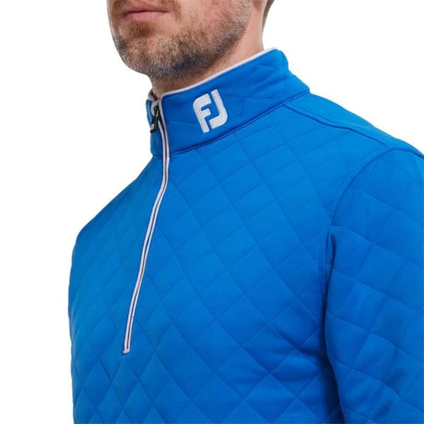 FootJoy Gents Diamond Jacquard Chill-Out Cobalt - White 6 FootJoy Gents Diamond Jacquard Chill-Out Cobalt - White - Image 4
