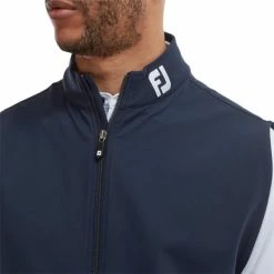 FootJoy Gents Full-Zip Knit Vest Navy -Cheap Footwear Store P 88456FJGENTSFULLZIPKNITVESTNAVY 3 L