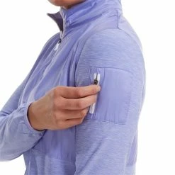 FootJoy Ladies Full-Zip Space Dye Midlayer Violet 9 FootJoy Ladies Full-Zip Space Dye Midlayer Violet -Cheap Footwear Store P 88491FJLADIESFZSPACEMIDLAYERVIOLET 2 L