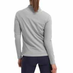 FootJoy Ladies Full-Zip Performance Midlayer Heather Grey -Cheap Footwear Store P 88505FJLDSFZPERFMIDLAYERHEATHERGREY 4 L
