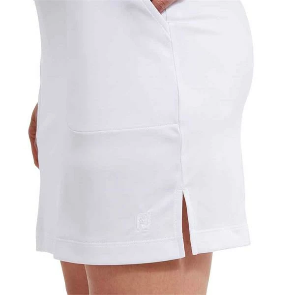 FootJoy Ladies Interlock Skort White 5 FootJoy Ladies Interlock Skort White - Image 3