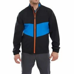 FootJoy Gents HydroLite Waterproof Jacket Black - Sapphire - Orange 9 FootJoy Gents HydroLite Waterproof Jacket Black - Sapphire - Orange -Cheap Footwear Store P 88801FOOTJOYJACKETBLACKSAPPHIREORANGEGENTS 2 L