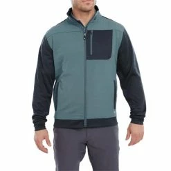 FootJoy Gents ThermoSeries Hybrid Jacket Navy - Slate 9 FootJoy Gents ThermoSeries Hybrid Jacket Navy - Slate -Cheap Footwear Store P 88807FOOTJOYJACKETNAVYSLATEGENTS 2 L