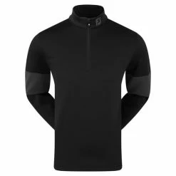 FootJoy Gents Ribbed Chill Out XP Black - Charcoal