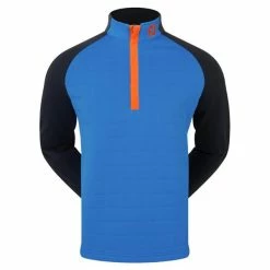 FootJoy Gents Quilted Chill Out XP Sapphire - Black - Orange