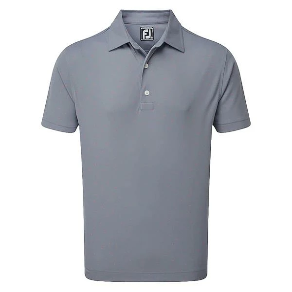 FootJoy Gents Smooth Pique Print Polo Shirt Slate - Coral 3 FootJoy Gents Smooth Pique Print Polo Shirt Slate - Coral