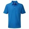 FootJoy Gents Solid Pique Shirt Cobalt
