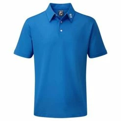 FootJoy Gents Solid Pique Shirt Cobalt