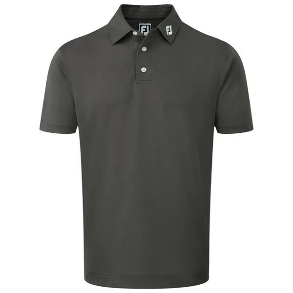 FootJoy Gents Solid Pique Shirt Charcoal 3 FootJoy Gents Solid Pique Shirt Charcoal