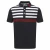 FootJoy Junior Smooth Pique With Graphic Stripes Polo Shirt Navy -White - Scarlet 1 FootJoy Junior Smooth Pique With Graphic Stripes Polo Shirt Navy -White - Scarlet -Cheap Footwear Store P 96076FOOTJOYSHIRTNAVYWHITESCARLETJUNIOR L