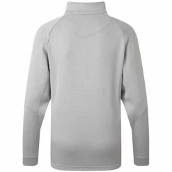 FootJoy Junior Chill Out Pullover Heather Grey -Cheap Footwear Store P 96351FJJUNIORCHILLOUTPULLOVERHEATHERGREY 1 L