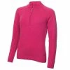 Green Lamb Ladies Gigi SuperWool ½ Zip Sweater Cerise 2 Green Lamb Ladies Gigi SuperWool ½ Zip Sweater Cerise -Cheap Footwear Store P AG20846GREENLAMBSWEATERCERISELADIES L