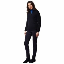 Green Lamb Ladies Gigi SuperWool ½ Zip Sweater Navy 12 Green Lamb Ladies Gigi SuperWool ½ Zip Sweater Navy -Cheap Footwear Store P AG20846GREENLAMBSWEATERNAVYLADIES 4 L