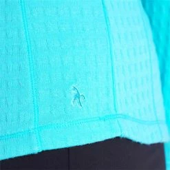 Green Lamb Ladies Gloria Waffle Zip Neck Top Scuba Blue 9 Green Lamb Ladies Gloria Waffle Zip Neck Top Scuba Blue -Cheap Footwear Store P AG21893GREENLAMBTOPSCUBABLUELADIES 3 L