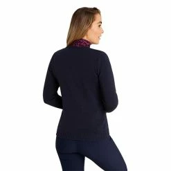 Green Lamb Ladies Gigi Superwool V-Neck Sweater Navy -Cheap Footwear Store P AG21896GREENLAMBSWEATERNAVYLADIES 3 L