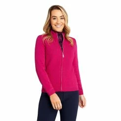 Green Lamb Ladies Gene Lined Cardigan Cerise -Cheap Footwear Store P AG21898GREENLAMBCARDIGANCERISELADIES 5 L