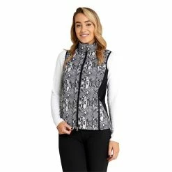 Green Lamb Ladies Giselle Quilted Gilet Snakeskin Black -Cheap Footwear Store P AG21899GREENLAMBGILETSNAKESKINBLACKLADIES 2 L