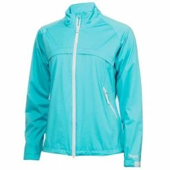 Green Lamb Ladies Gala Waterproof Jacket Scuba Blue