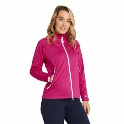 Green Lamb Ladies Gala Waterproof Jacket Cerise -Cheap Footwear Store P AG21903GREENLAMBJACKETCERISELADIES 3 L