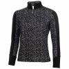 Green Lamb Ladies Khloe Printed Zip Neck Top Petal Black -Cheap Footwear Store P AG22944GREENLAMBTOPPETALBLACKLADIES L