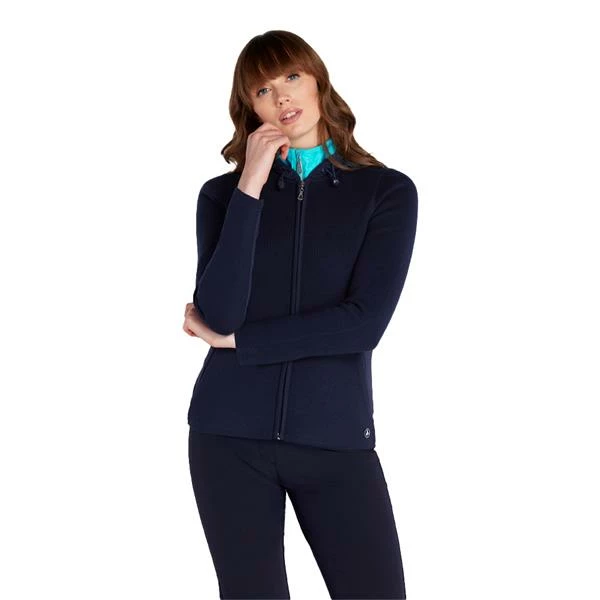 Green Lamb Ladies Kimberely Full Zip Hybrid Hoodie Navy 5 Green Lamb Ladies Kimberely Full Zip Hybrid Hoodie Navy - Image 3