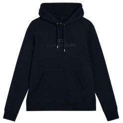 J.Lindeberg Gents Alpha Hooded Top Navy