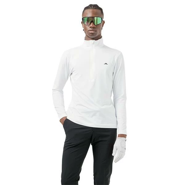 J.Lindeberg Gents Luke ½ Zip Mid Layer White (0000) 4 J.Lindeberg Gents Luke ½ Zip Mid Layer White (0000) - Image 2