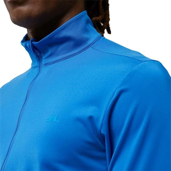 J.Lindeberg Gents Luke ½ Zip Mid Layer Blue (O346) 6 J.Lindeberg Gents Luke ½ Zip Mid Layer Blue (O346) - Image 4