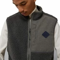J.Lindeberg Gents Zeke P Mild Layer Vest Volcanic Ash U221 -Cheap Footwear Store P AMJS06985JLINDEBERGVESTVOLCANICASHGENTS 4 L