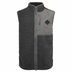 J.Lindeberg Gents Zeke P Mild Layer Vest Volcanic Ash U221