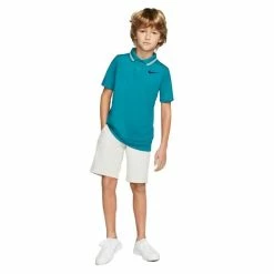 Nike Junior - Boys Dri-Fit Victory Polo Shirt Aquamarine (356) -Cheap Footwear Store P BV0404NIKESHIRTAQUAMARINE356BOYS 2 L
