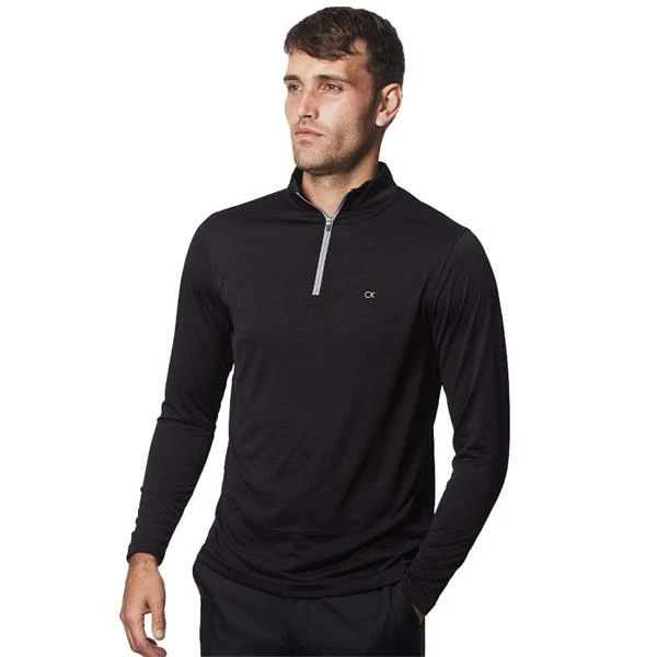 Calvin Klein Golf Gents Harlem ¼ Zip Top Black 5 Calvin Klein Golf Gents Harlem ¼ Zip Top Black - Image 3