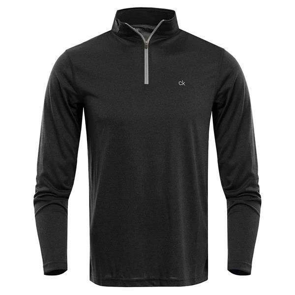 Calvin Klein Golf Gents Harlem ¼ Zip Top Black 3 Calvin Klein Golf Gents Harlem ¼ Zip Top Black