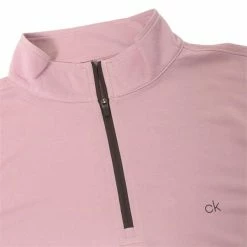 Calvin Klein Golf Gents Harlem ¼ Zip Top Purple -Cheap Footwear Store P C9304CALIVNKLEINTOPPURPLEGENTS 2 L
