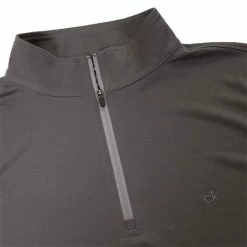 Calvin Klein Golf Gents Harlem ¼ Zip Top Slate -Cheap Footwear Store P C9304CALIVNKLEINTOPSLATEGENTS 3 L